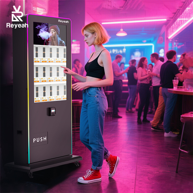 Customize Small Standing Vending Machine 21+ 18+ Age Verification Touch Screen Vending Machine Combo Vending Machine