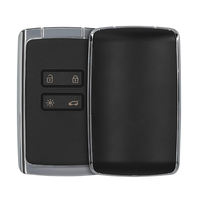 Coque de remplacement pour clé intelligente à 4 boutons en plastique rigide, lame de clé, boîtier de télécommande de voiture pour Renault Megane