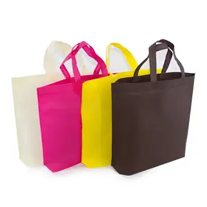 印刷された安い環境にやさしいリサイクル不織布トートショッピングバッグ不織布ギフトバッグ