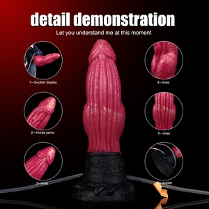 YOCY <b>Inflatable</b> Squirting Dragon Dildo <b>Inflatable</b> Anal Plug Vagina Anal Stimulator Sex Toys Silicone Dildo for Women Men - Product Image 5