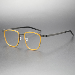 Nuovi <span class=keywords><strong>occhiali</strong></span> di marca in titanio <span class=keywords><strong>montatura</strong></span> <span class=keywords><strong>da</strong></span> uomo donna Vintage quadrati per <span class=keywords><strong>occhiali</strong></span> <span class=keywords><strong>da</strong></span> <span class=keywords><strong>vista</strong></span> senza vite montature per <span class=keywords><strong>occhiali</strong></span> <span class=keywords><strong>da</strong></span> <span class=keywords><strong>vista</strong></span> - Product Image 3