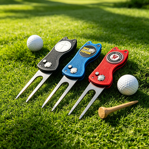 Outil de réparation de divots de golf double face personnalisé, esthétique neutre, portable - Product Image 6