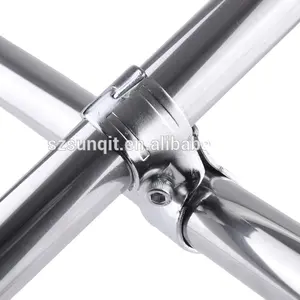 Connecteur de tuyau en acier raccord joint tuyau maigre connexion de serrage <span class=keywords><strong>kaizen</strong></span> karakuri accessoires établi ligne de production de rack - Product Image 1