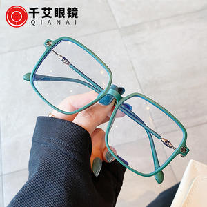 Chaiai – lunettes anti-lumière bleue pour femmes, monture rectangulaire complète TR90, style coréen, design uni tendance - Product Image 3