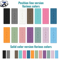 Tapete de Yoga PU Grueso Comercial con Logotipo Personalizado, Resistente al Desgaste, Insonorizado e Inodoro para Gimnasios y Centros de Fitness, Venta al Por Mayor