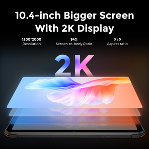 Máy tính bảng công nghiệp mạnh mẽ Fossibot DT1 4G toàn cầu, pin 11000mAh, bộ nhớ 8+256GB, mới, sử dụng chip Rockchip 1.2GHz, tích hợp nhận diện khuôn mặt - Product Image 2