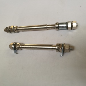 Ejes de tambor de flores para bicicleta, eje sólido de cambio delantero izquierdo \ delantero derecho, eje de rueda de bicicleta, piezas de repuesto, eje sólido para bicicleta de montaña - Product Image 3