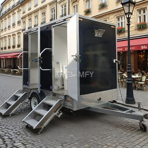 Prix de gros d'usine 2025, toilettes publiques portables d'extérieur, remorque de douche, toilettes, à vendre - Product Image 2
