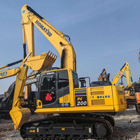 Excavatrice Komatsu PC200-8 MO N1 d'occasion avec moteur d'origine SAA6D107E, valeur résiduelle élevée, idéale pour le marché de la location à l'étranger