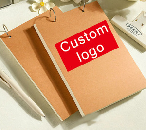 Cuaderno de Dibujo Personalizado con Logotipo Impreso, Grosor de Tapa Personalizable, Color Personalizado, Páginas en Blanco para Dibujar - Product Image 1