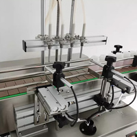 Ligne de production personnalisée automatique bureau petite machine de remplissage simple machine de remplissage d'eau à quatre têtes