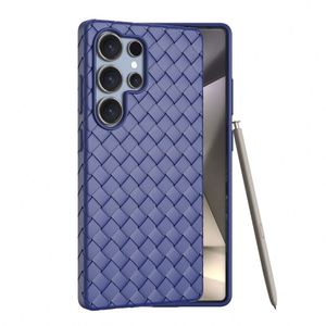 Étui fin respirant en maille tissée pour Samsung Galaxy S25 Plus S25 Ultra, coque en silicone antichoc, protection contre les chocs, funda - Product Image 4