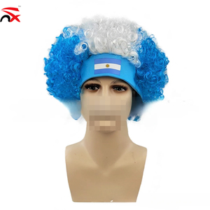 Gorros de Peluca con Banderas de Todos los Países, Personalizados, para Fanáticos del Fútbol, para Animar en Partidos de Fútbol - Product Image 5