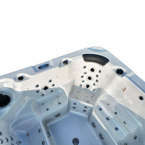 Jacuzzi de Lujo para 2 Personas, Bañera de Hidromasaje para Exteriores, Spa para Relajación Privada en el Patio Trasero - Product Image 5