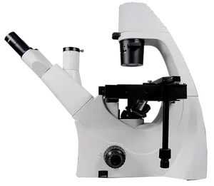 Phenix 100X-400X Microscopio biológico invertido trinocular de condensador de contraste de fase de investigación científica profesional