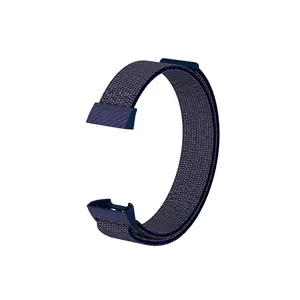 Красивый темно-синий нейлоновый ремешок для часов ODM Hold серии mi 7053 для fitbit charge 3