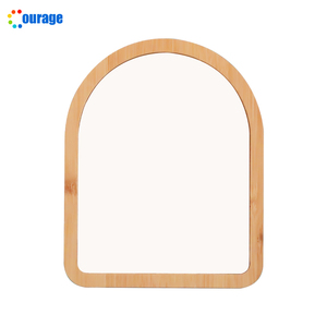 Varias formas de cama de bambú sublimación marco de fotos de impresión personalizada en blanco con buen precio - Product Image 2