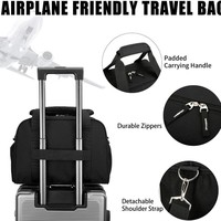 Sac à main portable léger personnalisable avec fermeture éclair, grande capacité, sac bandoulière, rangement pour vêtements de sport et de fitness