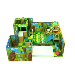 Коммерческая крытая игровая площадка с животным миром оборудование для лесного парка детская площадка