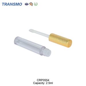 Tubo de Brillo Labial Dorado de 2.5ml con Tapa Redonda y Cierre de Rosca, Envase de Plástico para Rubor, Esmalte de Uñas, Aceite y Otros Productos de Belleza - Product Image 6