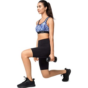 Pantalones cortos de motorista de alta calidad para mujer, mallas con bolsillos de cintura alta, Control de barriga, absorción de humedad, venta al por mayor, OEM - Product Image 6