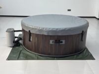 Bains de spa et salles de sauna tout-en-un : Suite de relaxation extérieure pour hydrothérapie et vapeur