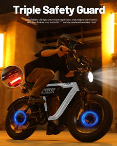 دراجة كهربائية صغيرة كاملة الحجم من أكتبيست بليز للبالغين والمراهقين مع دواسات، شحن مجاني داخل الولايات المتحدة - Product Image 4