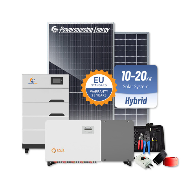 5kW 10kW 20kW 30kW Solar Panels With Battery and Inverter Complete Kit Hybrid Solar Energy System Panel Solar Kit Completo