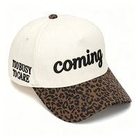 Casquettes de baseball personnalisées en coton bicolore pour hommes et femmes, avec logo brodé 3D, 5 panneaux, haute qualité, pour sports de plein air