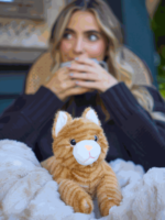 Ferguson le chat, peluche chauffante pour micro-ondes