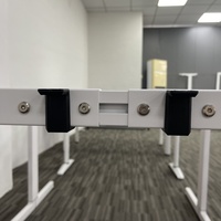 Pieds de table contemporains en acier inoxydable, réglables et faciles à assembler, pour mobilier d'école, de bureau, de cuisine, de salle à manger et d'intérieur