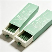 Boîte à bougies personnalisée avec anneau de traction, emballage rigide en papier pour la méditation, le yoga, le spa, boîte cadeau pour bougies de vente au détail