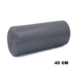 Eco-friendly 45cm Solid Fitness Equipment High Density Muscle Relax Yoga Massage Foam Roller