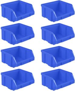 Warehouse <b>Tool</b> Hardware Storage <b>Box</b> Square Plastic PP Injection <b>Stackable</b> Hanging Shelf Storage Bin Part Bin Eco-Friendly - Product Image 1