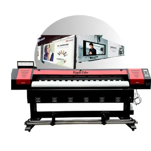 good quality glitter eco solvent printer 180cm uv roll to roll printer with eco waterbased ink for sale