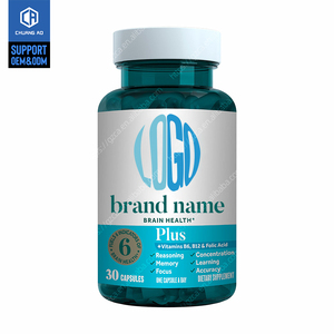 OEM producto de salud Premium suplemento cerebral vitaminas B6 B12 30 cápsulas suplemento de salud cerebral Memory Focus suplemento cerebral - Product Image 1