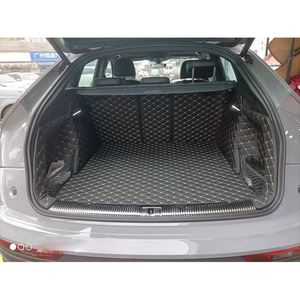 Tapis de coffre de voiture en cuir sur mesure Motptes, épaisseur 2 mm, pour BYD SEALION 7, ensemble complet 3 pièces, avant/arrière, motif écossais, luxe - Product Image 3