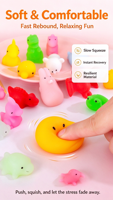 Jouet mollusque pour enfants, mini-animal en silicone Kawaii à remontée lente, anti-stress, doux, à pincer, pour les doigts