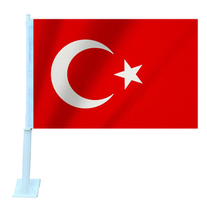 <span class=keywords><strong>Drapeau</strong></span> de voiture de turquie turc turc TR pays nationaux <span class=keywords><strong>drapeau</strong></span> automatique avec conception de clip de fenêtre fait drapeaux de voiture décor Bagetu - Product Image 1