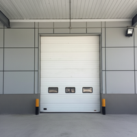 Portes sectionnelles industrielles, porte automatique en acier à levage vertical, porte de sécurité pour piétons, porte industrielle