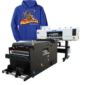 Audley 4 head DTF digital printer t-shirt pet film printer printing machine 60cm eps i3200 dtf printer supplier