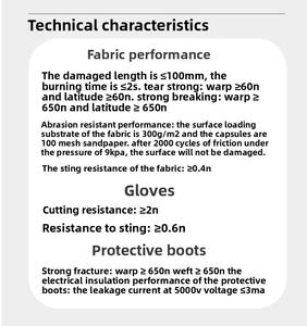 Uniforme respirable d'habillement de morsure d'<span class=keywords><strong>anti</strong></span> abeille pour la délivrance de lutte contre l'incendie - Product Image 6