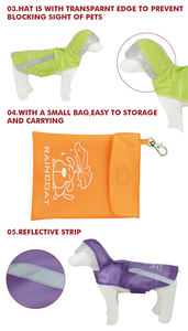 <span class=keywords><strong>Manteau</strong></span> de pluie réfléchissant pour <span class=keywords><strong>chien</strong></span> avec petite poche imprimée Vêtements pour animaux de compagnie personnalisés - Product Image 4