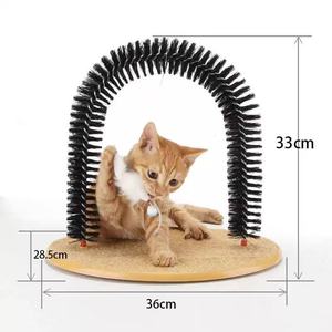Best Selling cat <b>Toys</b> Arch Scratching Post Grooming <b>Tool</b> Cat Massage Device Face Fur Rubbing Device Itch Relief Device Scratchin - Product Image 3