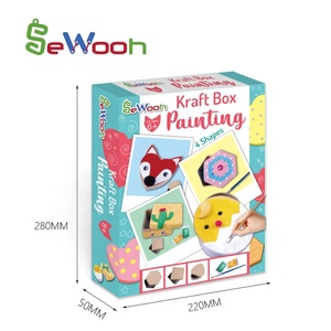 Boîte Kraft à construire soi-même, jouet pour enfants, Kit artisanal, <span class=keywords><strong>dessin</strong></span> <span class=keywords><strong>et</strong></span> <span class=keywords><strong>peinture</strong></span>, DIY bricolage - Product Image 2