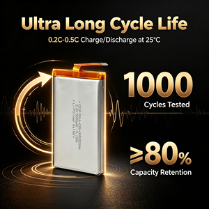 Batterie lithium polymère haute tension <span class=keywords><strong>3</strong></span>,8 V 5050 mAh 5000 mAh avec PCB flexible, cellule LiHV rechargeable, batterie Lipo FPC <span class=keywords><strong>3</strong></span>,8 volts - Product Image 6