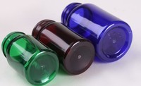 80ml/120ml/150ml/200ml/250ml Bouteilles à capsules vides personnalisées vert bleu Bouteille en plastique à capuchon rabattable