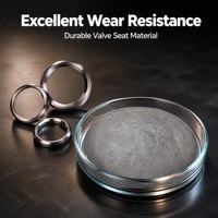 Poudre métallique alliée A60Q atomisée au gaz, à haute densité apparente, à flux libre, -300 Mesh, gris foncé, pour application de frittage de guides de soupape