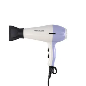 Top Seller Professional ABS hot and cold blow dryer Strong Wind 1800W Salon hair dryer negative ions with Diffuser and Nozzle