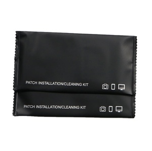 Accesorios protectores de pantalla, Kit de limpieza de instalación de parche negro, Kits de limpieza en seco y húmedo, paño de limpieza, gran oferta, 2023 - Product Image 5